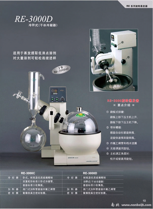 RE3000D旋轉(zhuǎn)蒸發(fā)儀