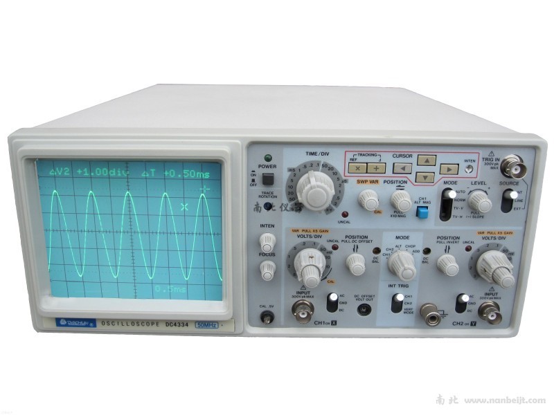 DC4334 CRT數(shù)顯示波器(50MHz)
