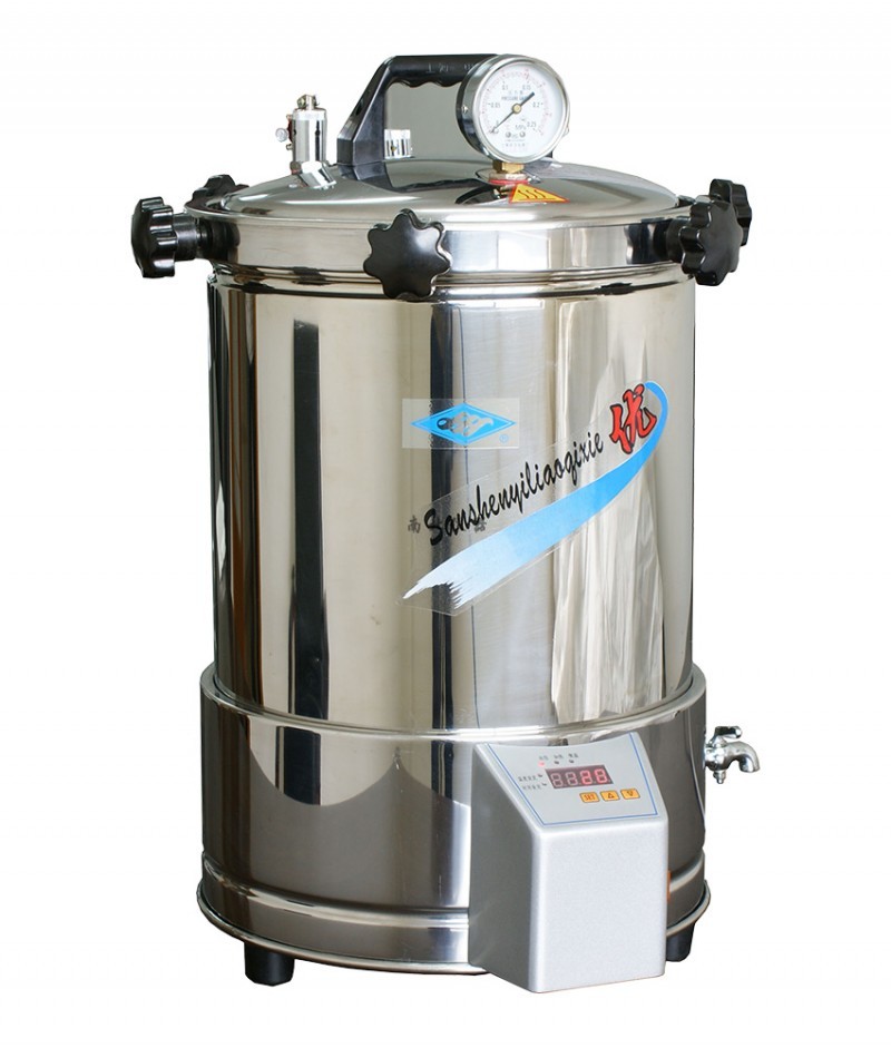 YX280A手提式不銹鋼壓力蒸汽滅菌器（定時數(shù)控）